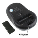 2.4GHz Wireless Optical Mouse with USB Receiver, Plug and Play, Working Distance up to 10 Meters (Grey)
