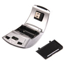 Wireless 2.4GHz 800-1200-1600dpi Snap-in Transceiver Folding Wireless Optical Mouse / Mice(Black)