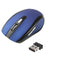 2.4 GHz 800~1600 DPI Wireless 6D Optical Mouse with USB Mini Receiver, Plug and Play, Working Distance up to 10 Meters (Blue)