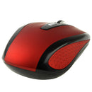 2.4 GHz 800~1600 DPI Wireless 6D Optical Mouse with USB Mini Receiver, Plug and Play, Working Distance up to 10 Meters (Red)