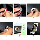 Magnet 360 Degree Rotating Mini Car Mount Metal Holder Kit , For iPhone, Galaxy, Huawei, Xiaomi, Lenovo, Sony, LG, HTC and Other Smartphones(Black)