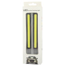2 x 6W DIY White LED Daytime Running Light / DRL Lamp, Length: 14cm(Black)