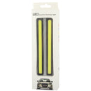 2 x 6W DIY White LED Daytime Running Light / DRL Lamp, Length: 17cm(Black)