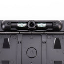 European Car License Plate Frame Rear View Camera, Size: 52.8cm x 12.6cm(Black)