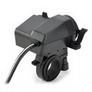 Waterproof USB Charging Dock Station Set for Cellphone / GPS / Motorcycle / Other Devices(Black)