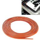 Interior Trim and Exterior Trim Universal VHB Adhesive Car Decorative Sticker Long Strip(Orange)