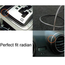 Interior Trim and Exterior Trim Universal VHB Adhesive Car Decorative Sticker Long Strip(Red)