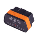 Vgate iCar II Super Mini ELM327 OBDII WiFi Car Scanner Tool, Support Android & iOS, Support All OBDII Protocols (Orange + Black)