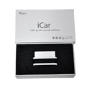 High Quality Super Mini Vgate iCar2 ELM327 OBDII WiFi Car Scanner Tool, Support Android & iOS (Black + White)