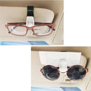 Car Vehicle Accessory Double Clip Design Sunglasses Eyeglasses Card Pen Holder Clip