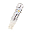 T10 25W 1250LM 6500K White Light 5 XT-E LED Car clearance light , Constant Current , DC12-24V ( Silver + Yellow )