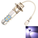 H3 50W 600LM 5500K White Light 10 SMD-2828-LEDs Car Foglight , Constant Current , DC12-24V(White Light)