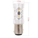 1157/BAY15D 50W 750LM 6500K White Light 10-3535-LEDs Car Brake Light , Constant Current , DC12-24V