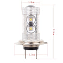 H7 50W 750LM 6500K White Light 10-3535-LEDs Car Foglight , Constant Current , DC12-24V