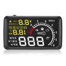 X3 Bluetooth 5.5 inch Car OBDII / EUOBD HUD Vehicle-mounted Head Up Display Security System, Support Speed & Fuel Consumption, Overspeed Alarm, Water Temperature, etc(Black)