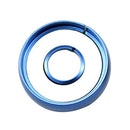 Aluminum Alloy Ignition Key Ring for AUDI A1 & A3 & A4L & TT, VW, POLO, Inside Diameter: about 14cm, Random Color Delivery