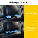 1 Pair Hidden Type Car Hook(Black)