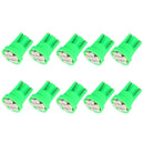 10 PCS T10 8 LED Car Signal Light Bulb(Green Light)