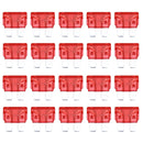 100 PCS Auto Mini Blade Fuse (10A) , DC 12V(Red)