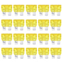 100 PCS Auto Mini Blade Fuse (20A) , DC 12V(Yellow)