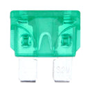 100 PCS Auto Mini Blade Fuse (30A) , DC 12V(Green)