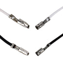 2 PCS 5 LED White Light Daytime Running Light Lamp for Car(Black)