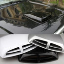 Car Turbo Style Air Intake Bonnet Scoop for Car Decoration(Grey)