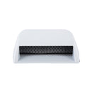 Car Turbo Style Air Intake Bonnet Scoop for Car Decoration(White)