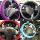 Silicone Rubber Car Steering Wheel Cover, Outside Diameter: 36cm(Blue)