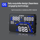 Q7 5.5 inch Car GPS HUD Vehicle-mounted Head Up Display Security System, Support Speed & Real Time & Altitude & Over Speed Alarm & Satellite Number, etc.