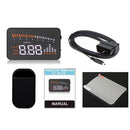 X5 3.5 inch Car OBDII / EUOBD HUD Vehicle-mounted Head Up Display Security System, Support Speed & Water Temperature & Speed Alarm & Battery Voltage, etc.