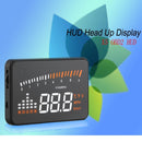 X5 3.5 inch Car OBDII / EUOBD HUD Vehicle-mounted Head Up Display Security System, Support Speed & Water Temperature & Speed Alarm & Battery Voltage, etc.