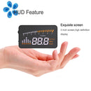 X5 3.5 inch Car OBDII / EUOBD HUD Vehicle-mounted Head Up Display Security System, Support Speed & Water Temperature & Speed Alarm & Battery Voltage, etc.