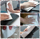 Microfiber Car Cleaning Washing Cloths Housework Clean Cloth, Size: 50x47.3x0.2cm(White)