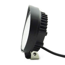 Round Shape 27W Bridgelux 2150lm 9 LED White Light Condenser Engineering Lamp / Waterproof IP67 SUVs Light, DC 10-30V(Black)