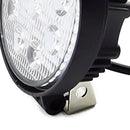Round Shape 27W Bridgelux 2150lm 9 LED White Light Condenser Engineering Lamp / Waterproof IP67 SUVs Light, DC 10-30V(Black)