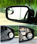2 PCS SY-022 Car Vehicle Mirror Blind Spot Rear View Small Round Mirror, Diameter: about 5.6cm(Black)