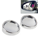2 PCS SY-022 Car Vehicle Mirror Blind Spot Rear View Small Round Mirror, Diameter: about 5.6cm(Silver)