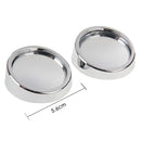 2 PCS SY-022 Car Vehicle Mirror Blind Spot Rear View Small Round Mirror, Diameter: about 5.6cm(Silver)