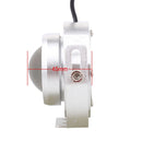 10W 500LM White Light 6500K COB LED Wired Hexagon Eagle Eyes Car Fog Lamp,Wire Length:35cm, DC 12-24V(Silver)
