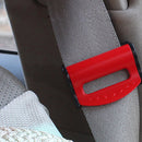 2 PCS SHUNWEI Car Safety Seat Belt Adjuster(Red)