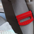 2 PCS SHUNWEI Car Safety Seat Belt Adjuster(Red)