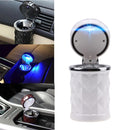 Diamond Facets Car Ashtray with LED Light(White)