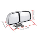 Left Side Rear View Blind Spot Mirror Universal adjustable Wide Angle Auxiliary Mirror(Black)