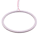 80mm 5W 180LM Angel Eyes Circles Car Headlight Green Light COB LED Lights for Vehicles, DC 12-24V