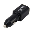 EASYWAY Quick-charge USB Port Car Locator Car Charger GPRS Tracker for iPhone / iPad series, PSP, MP3 / MP4,Pocket PC PDA(Black)