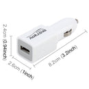 EASYWAY Quick-charge USB Port Car Locator Car Charger GPRS Tracker for iPhone / iPad series, PSP, MP3 / MP4,Pocket PC PDA(White)