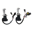DC12V 35W 9007/9004-3 HID Xenon Light Single Beam Super Vision Waterproof Head Lamp with One Cable, Color Temperature: 6000K, Pack of 2