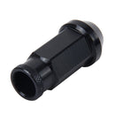 20 PCS D1 Spec P1.5 Racing Wheel Nut, Length: 50mm(Black)