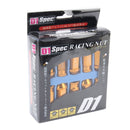 20 PCS D1 Spec P1.5 Racing Wheel Nut, Length: 50mm(Orange)
